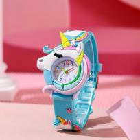 Cartoon Silicone Quartz Watch Colorful Lovely Kids Wristwatch