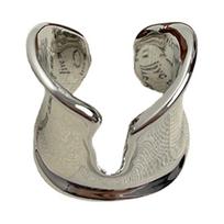 Irregular Metal Open Ring Unique Designs Date Jewelry Finger Rings Alloy Texture Present for Fashionable Women and Girls