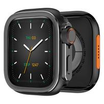 Aliuminio lydinio dėklas Apple Watch10 46mm apsauginiam rėmeliui, dangtelis iWatch Series 10 9 8 7 6 SE keitimui į Ultra 2 49mm Titano Series 10 46mm juoda