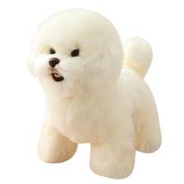 Simulation Bichon Toys Dog Doll Cute Sleeping Fidget Dog Toys Stuffed Soft Puppy Toy Interactive  Accompany Pet Supplies Product