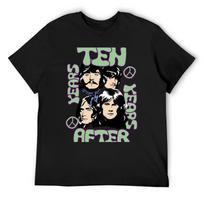 Ten Years After T-Shirt summer clothes funny costumes vintage t shirts graphic tee shirt workout shirts for men S juoda