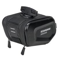 RZAHUAHU Bicycle Saddle Bag 2.5L Large Capacity MTB Road Bike Rear Tool Bag Night Reflection Hard Shell Cycling Accessories