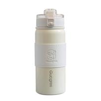 Taza térmica de acero inoxidable de estilo minimalista portátil para estudiantes