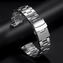 Prabangus vientiso nerūdijančio plieno laikrodžio apyrankė 20mm 22mm Dirželiai Seiko Jubilee Oyster Diržui Vyriškas lenkta galo laikrodžio juosta 22mm black