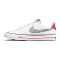 (GS) Nike Court Legacy 'White Pink Prime Light Smoke Grey' Kids' DA5380-111 EU 36