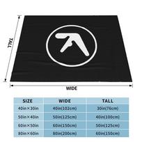 Aphex Twin Richard D James Music Blanket  Wool Novelty Soft Throw Blankets for Bed Sofa Spring/Autumn 100x150cm