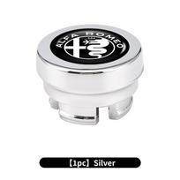Car Cigarette Lighter Button Replacement Plug Dust Cover For Alfa Romeo 159 Giulietta Giulia 147 Mito 156 166 GT Stelvio Gloria sidabras