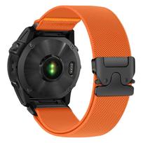 22mm 26mm Watch Band for Garmin Fenix 8 7 Pro 7S 6X 6 5X 5Plus Venu 3 47mm 41mm Parachute Nylon bracelet correa Forerunner Strap Quick Fit 22mm oranžinė