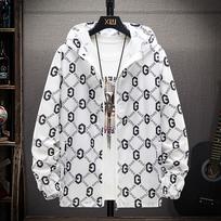 Men Summer Beach Sun Clothing Jacket Lovers Sun Protective Clothing Cardigan Transparent Female Thin Coat Casual Loose Jacket M