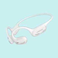 Langsdom AirWave Pro 2 Open-Ear Bluetooth Headphones ledyninės baltos spalvos