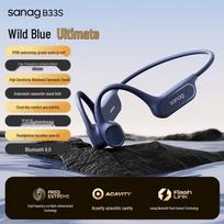 Saina B33S Bone Conduction Bluetooth Swimming Headset with 32GB Memory Professional Swimming Headset