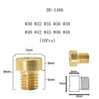 ZSDTRP 12pcs M5 Thread Replacement #30-#135 Carburetor Jets For Dellorto SHA PHBG Carb main Injector nozzle NC PHVA Pilot Jet