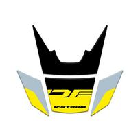 800 DE Motorcycle Accessories Toe Protection 3D Epoxy Resin Sticker Protection Kit For V Strom 800 DE VStrom 800DE 2023 pilka