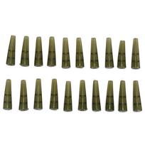 20PCS Carp Fishing Sleeves Connect Quick Change Hook Sleeve žalia