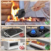 Practical-Breakfast Sandwich Maker,Sandwich Maker, Hot Dog Toaster,Press Bakeware Nonstick Frying Pan Pancake Pan Cooker Durable
