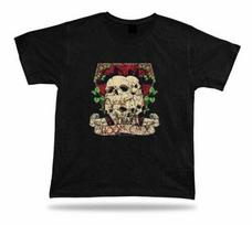 Tshirt Tee Shirt Birthday Gift Idea Doom City Skulls Tree Gloom Evil Hardcore L