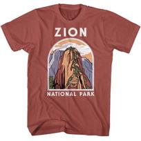 National Parks Zion Angels Landing Terracotta Brands  Children's T-shirt 140
