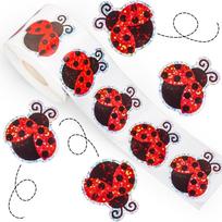 100-500Pcs High-Quality Cartoon High-Quality Ladybug High-Quality Stickers High-Quality Party High-Quality Gift High-Quality Wrapping High-Quality