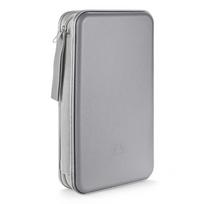 Storage DVD Bag Portable CD Case Wallet Disc Cases Storage Binder CD Case Holder  Car Use pilka