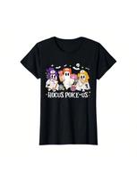 Hocus Poke-Us Witch Nurse Funny Halloween Spooky Health T-Shirt 100% Cotton 2024 New T-Shirt Short Sleeve Fall Tee Top 01232 S įvairiaspalvis
