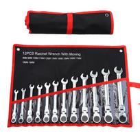Raktų rinkinys Veržliaraktis Daugiafunkcis raktas Raktinis veržliaraktis Įrankių rinkinys Veržliarakčiai Universalus veržliaraktis įrankis Automobilis Wrench set black