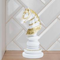 Chess Pieces Statue Resin Figurine Elegant Ideal Gift Unique Tabletop Ornament Horse