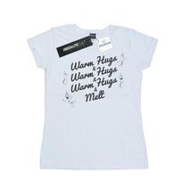 Disney Womens/Ladies Frozen 2 Olaf Warm Hugs And Melt Cotton T-Shirt M balta