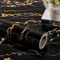 Self-Adhesive Marble Vinyl Wallpaper - Removable, Waterproof, Peel & Stick Wall Stickers For Rooms, Kitchens & Furniture HSY 40cm x 100cm