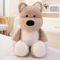 Soft West Highland Doll Plush Toy Big Dog Doll Girl Sleeping Companion Soothing Ragdoll Doll 55cm（0.5kg） ruda