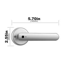 Rankena Įkraunamas Anti-theft Smart Biometrinis Beraktis Saugus Įėjimas Elektroninis Užraktas su 2 Raktais 145 x 65mm USB Pirštų Atspaudų Durų Užraktas
