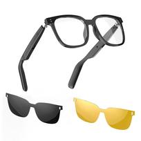 AI Smart Translate Eyeglasses 144 Languages Intelligent Translator Glasses BT 5.4 Call Headphone Sports Sun Glasses for Outdoor juoda