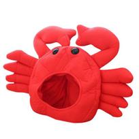 Lovely Taiyaki Crab Shape Cotton Earflap Beanie Cap Hat Costume Parties Supplies Crab
