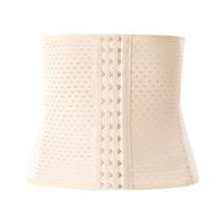 Cross-Border Abdominal Binder - 3 Rows, 13 Hooks Waist Cincher, Slimming Postpartum Support Belt, Strong Tummy Control. S 70-85 cm kūno spalva