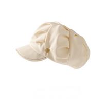 Octagonal Cap Pleated Beret Hat Y2K Pleated Octagonal Cap Personality Cloud Painter Hat  Lady smėlis