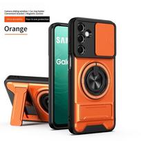 Armor Case For Samsung Galaxy A37 A56 A36 A16 A26 A06 A17 A07 A55 A35 A25 A15 5G Magnetic Stand Holder Ring Lens Protect Cover For Galaxy A15