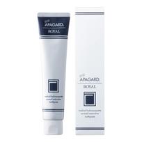 APAGARD Royal dantų pasta 135g Nano medicininis hidroksiapatitas Be fluoro Švelnus mėtų skonis SANGI white
