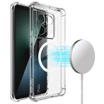 For Sony Xperia 1 VIII Phone Case IMAK Shock-resistant Soft Magnetic Case Sony Xperia 1 VIII balta