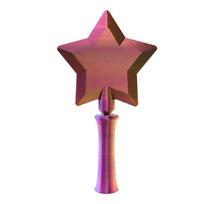 Portable Non-contact Payment Card Holder Magic Wand Star Shape Star Wand Tap To Pay Credit Card Retractable 3D Printed įvairiaspalvis