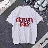 Canadian Singer The Weeknd Dawn Fm Flat Print Tshirt Short Sleeve Loose Unisexs Tshirt Unisexs Tshirt Womens Hip Hop Clothing S