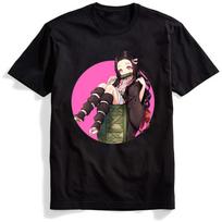Demon Slayer Kimetsu No Yaiba Men Harajuku Plus Size Aesthetic Graphic Nezuko Tees Summer Top Top M