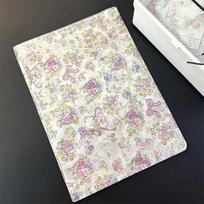 50Pcs Gift Wrapping Paper Elegant Tulip Patterned Tissue Paper Floral Design with Green Leaf Wine Bottle Box Filling Decorating