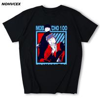Cool Design Tee Mob Psycho 100 Men Summer Anime Cartoon Print Cotton Casual Man 2XL