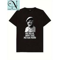 Men'S Funny Churchill  Oh Dear How Sad Never Mind It Ain't Half Hot Mum  Graphic T-Shirt - Heavyweight Australian Humor Tee with Applique Design, S juoda
