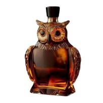 Owl Glass Whiskey Bottle 180/350ml Decorative Animal Decanter Creative Owl Liquor Storage Container S
