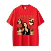 Singer Lana Del Rey Ultraviolence Brooklyn Baby Print Tshirt Unisex Women Fashion Pop Music Tshirts Unisex Casual Cotton T Shirts 4XL