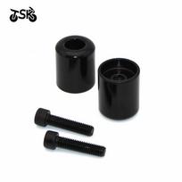 For Kawasaki Z1000 SX Z1000SX/Tourer 2017 - 2018 Motorcycle Handlebar Grips Bar Ends Cap Slide Weight of iron products 306g juoda