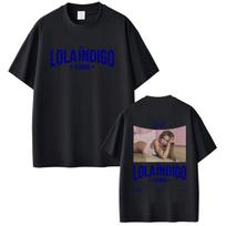 Singer Lola Indigo Tour 2026 Graphic Shirts Men Women Vintage High Quality Fashion Y2K T-shirt Aesthetic Clothing Oversized Top 4XL