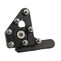 Enduro Motorcycle Rotatable Rear Brake Lever Pedal Head Aluminum Alloy Spare Parts For Honda CRF For Kawasaki KLX For Yamaha YZF juoda