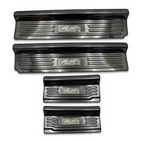 Foot Pedals Welcome Protection For Jeep Gladiator JT Wrangler JLU JL 2018-2026 Car Door Sill Protection Panel Threshold Strips