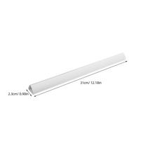 10Pcs Binding Bars Plastic Slide Binder Bars Transparent 23Mm Spine Binding Clips File Folder Slides A4 Report Covers Office balta